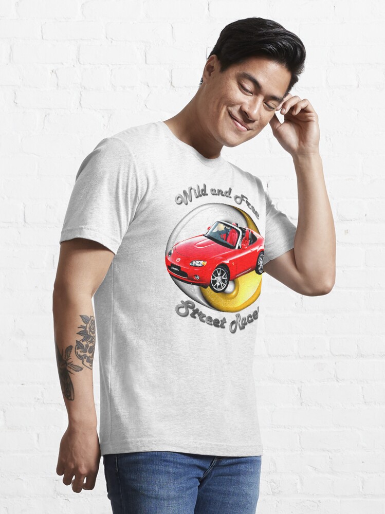 Alternate view of Mazda MX-5 Miata Wild and Free Essential T-Shirt