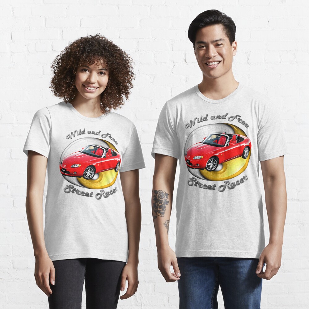 Mazda MX-5 Miata Wild and Free Essential T-Shirt