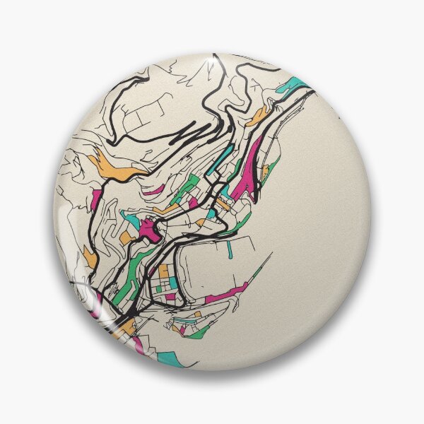 Item preview, Monaco Street Map designed and sold by A Deniz Akerman.
