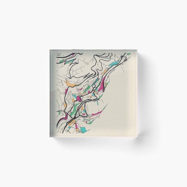 Item preview, Monaco Street Map designed and sold by A Deniz Akerman.