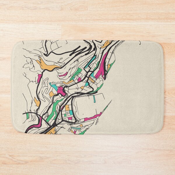 Item preview, Monaco Street Map designed and sold by A Deniz Akerman.