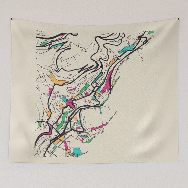 Item preview, Monaco Street Map designed and sold by A Deniz Akerman.