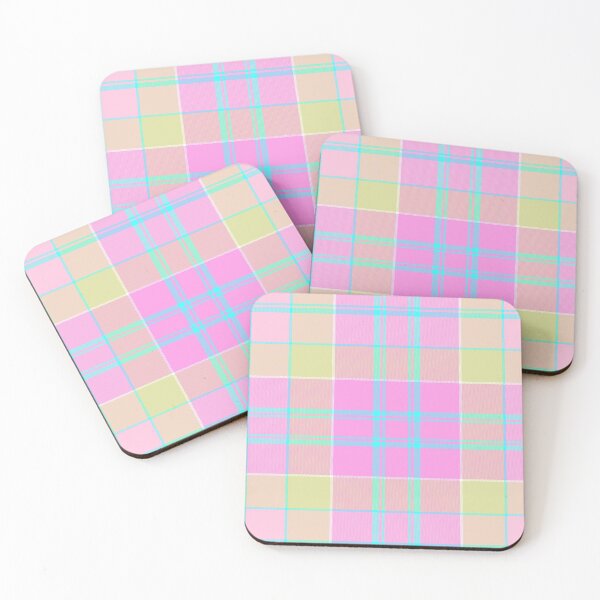 Item preview, Madras Plaid in shades of Pink, Blue and Yellow designed and sold by AlteredAtelier.