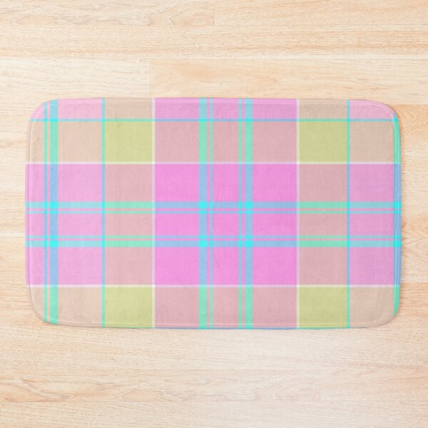 Item preview, Madras Plaid in shades of Pink, Blue and Yellow designed and sold by AlteredAtelier.