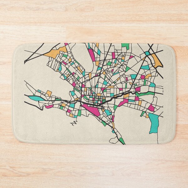 Item preview, Monterrey, Mexico Street Map designed and sold by A Deniz Akerman.