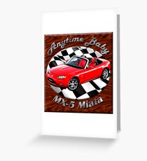 Mazda MX-5 Miata Anytime Baby Greeting Card