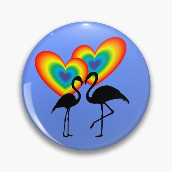 Item preview, A pair of loving flamingos designed and sold by helenkaiy.