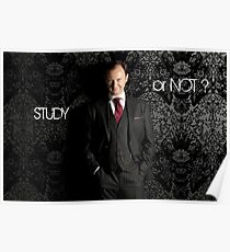 Go Study—Mycroft Holmes Poster