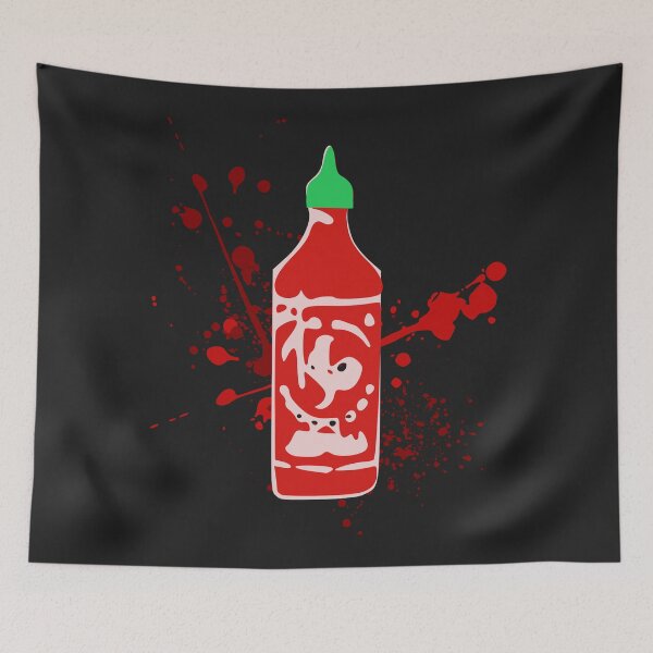 Item preview, Hot Sauce Thsirt Tee Shirt Vietnamese Hot Sauce Chili Sauce Cute Funny Kawaii Graphic Cartoony Design for Apparel Accessories Home Decor Skins Totes Bags Wall Art Stickers designed and sold by Rocbebe.