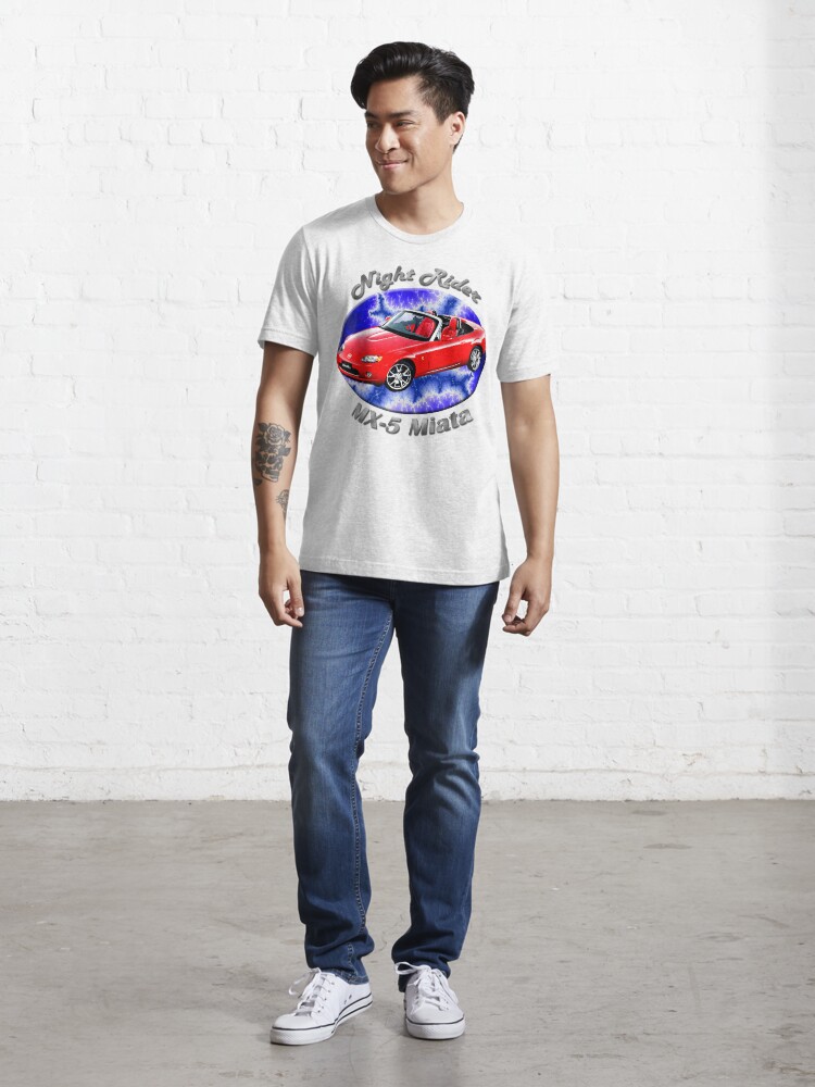 Alternate view of Mazda MX-5 Miata Night Rider Essential T-Shirt