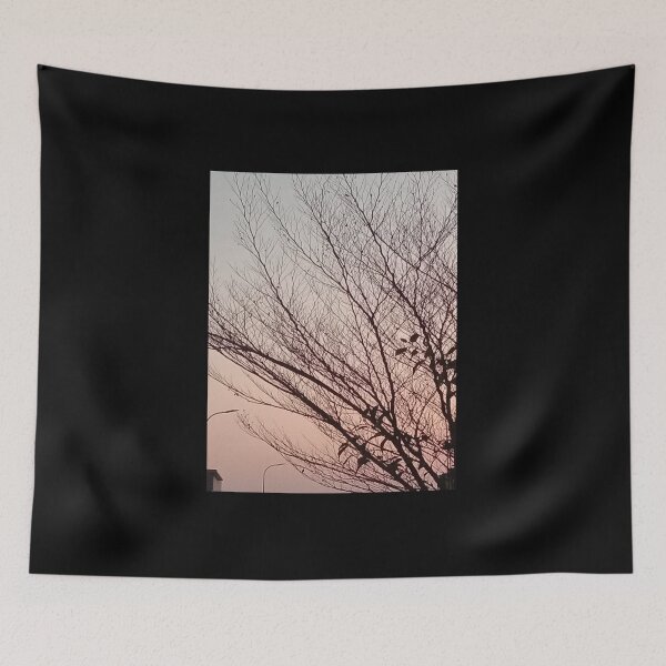 Item preview, Sun set behind tree branches designed and sold by basitcv.