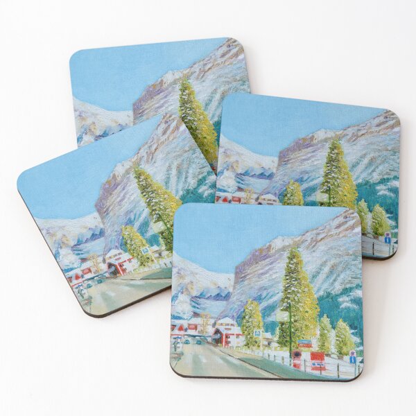 Item preview, Winter in Grindelwald Switzerland designed and sold by Dai Wynn Fine Art.