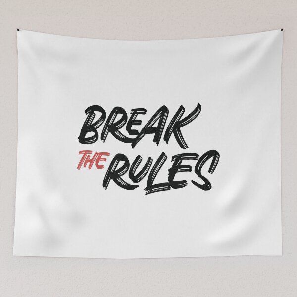 Item preview, Break The Rules Black designed and sold by kamorim.