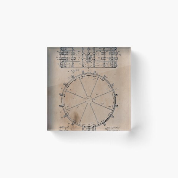 Item preview, Vintage Drum Patent designed and sold by JoolyA.