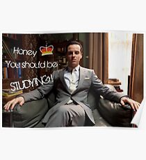 Go Study—James Moriarty Poster