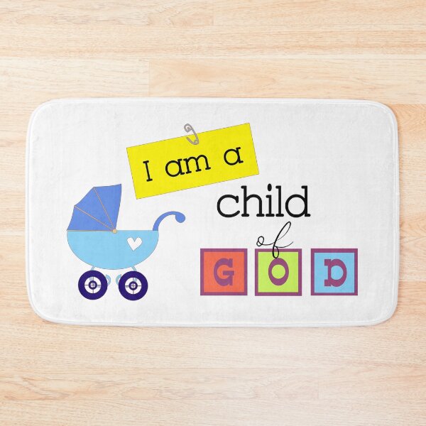 Item preview, I am a child of God (blue) designed and sold by chrisbats.
