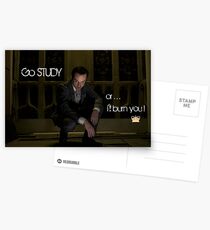 Go Study—James Moriarty v2 Postcards