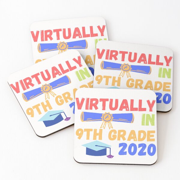 Item preview, Virtually in 9th grade quote Funny primary school saying designed and sold by OneTimeEngineer.