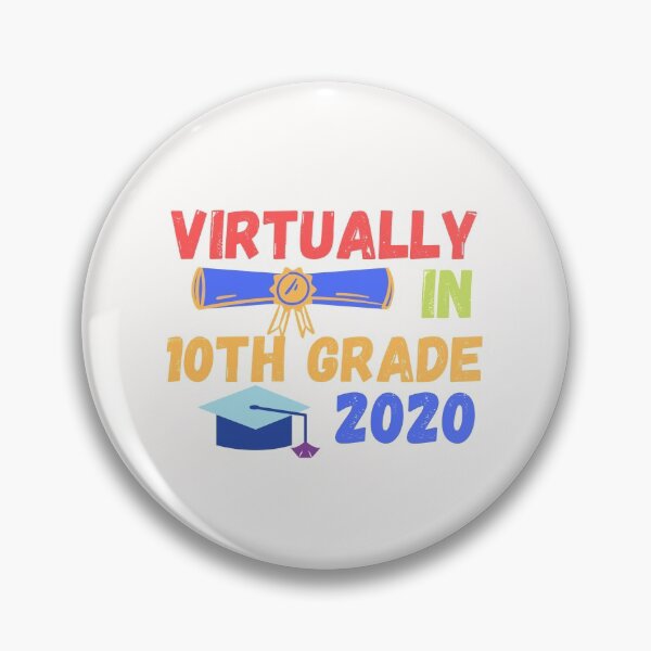 Item preview, Virtually in 10th grade quote Funny primary school saying designed and sold by OneTimeEngineer.