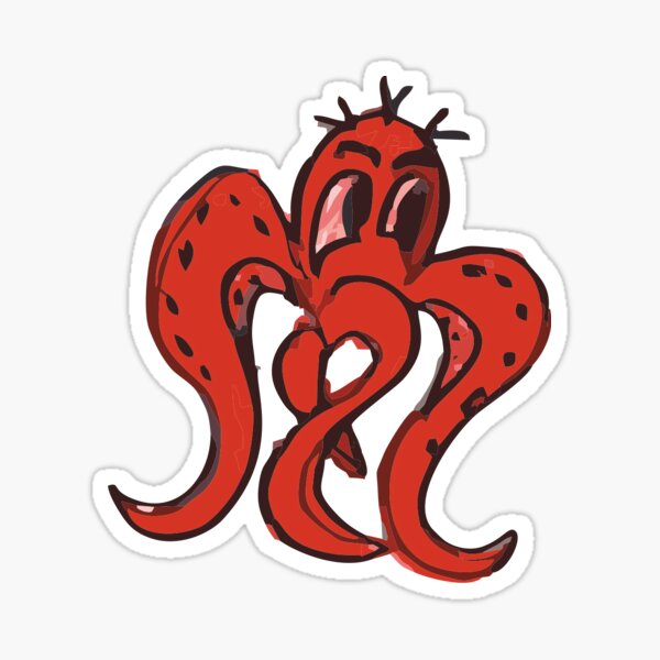 Item preview, squid octopus designed and sold by Veki5.