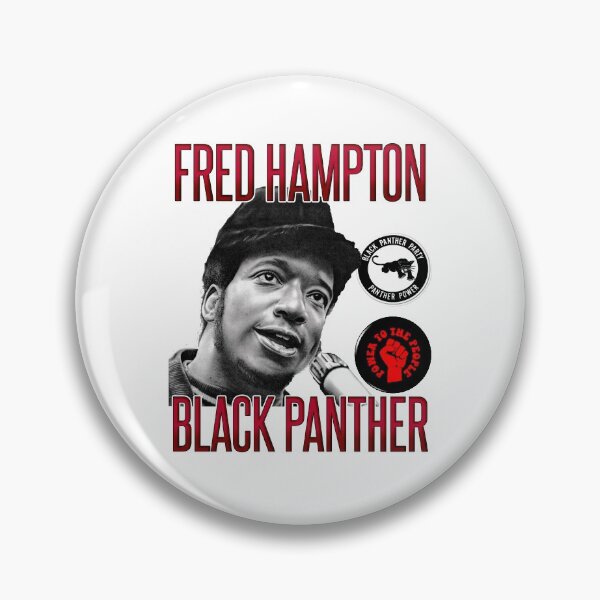 Item preview, Fred Hampton BP Party Pin T-Shirt | Civil Rights | Power To The People designed and sold by teejam.
