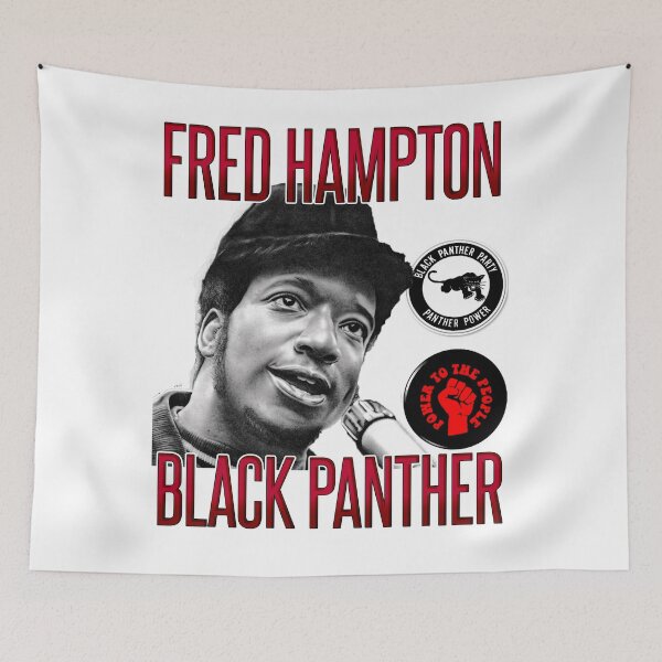 Item preview, Fred Hampton BP Party Pin T-Shirt | Civil Rights | Power To The People designed and sold by teejam.