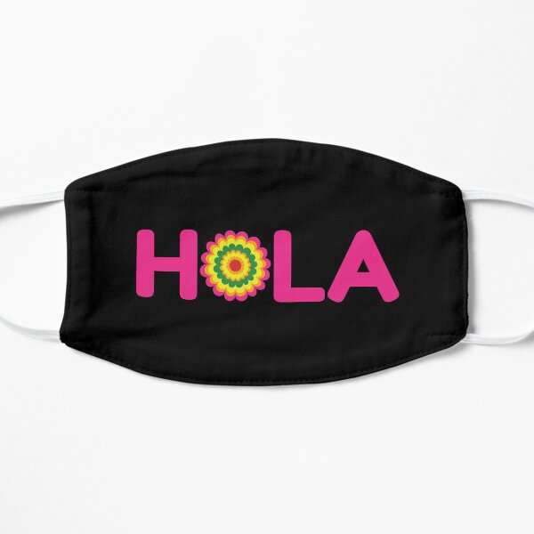 Hola Pink Flower Mask