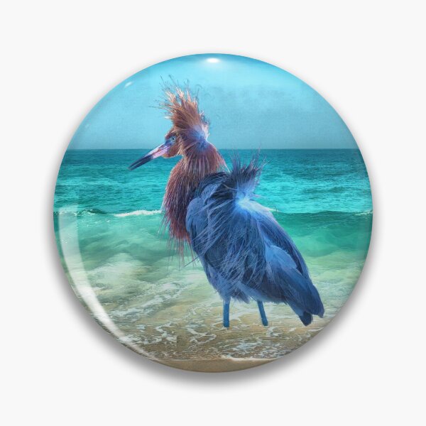 Item preview, Reddish Egret At The Beach designed and sold by Heathermarie321.