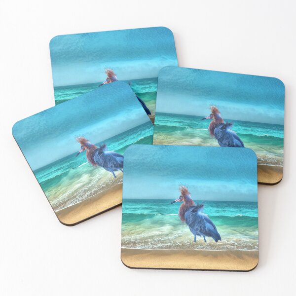 Item preview, Reddish Egret At The Beach designed and sold by Heathermarie321.