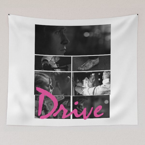 Item preview, Drive Collage Cult Classic Movie Poster designed and sold by teejam.
