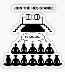 Ohm, Join The Resistance. Sticker