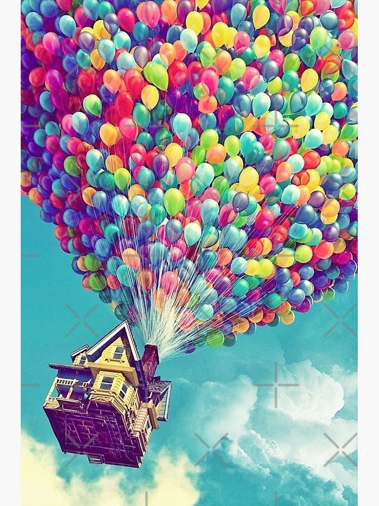 Discover House in the air  Premium Matte Vertical Poster