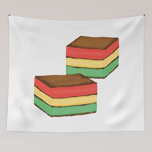 Item preview, Italian rainbow cookie - foodie  designed and sold by Woodchucky.