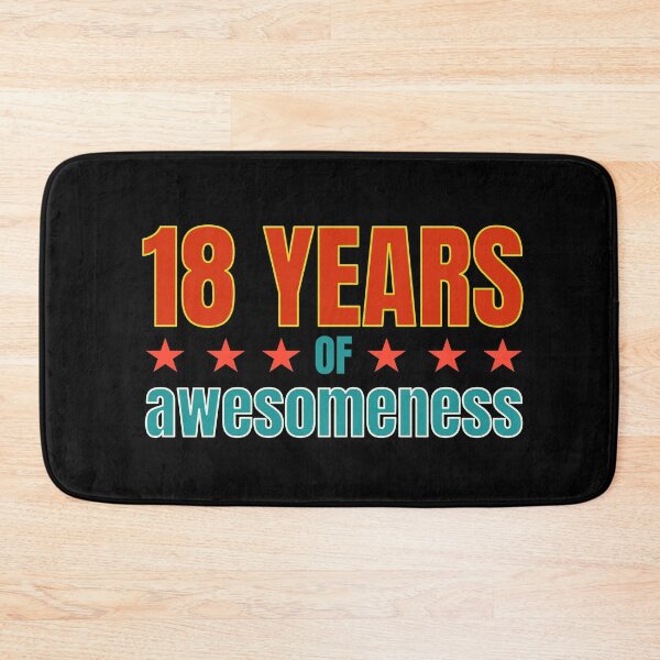 Item preview, 18th Birthday: 18 years of awesomeness designed and sold by PlusAdore.