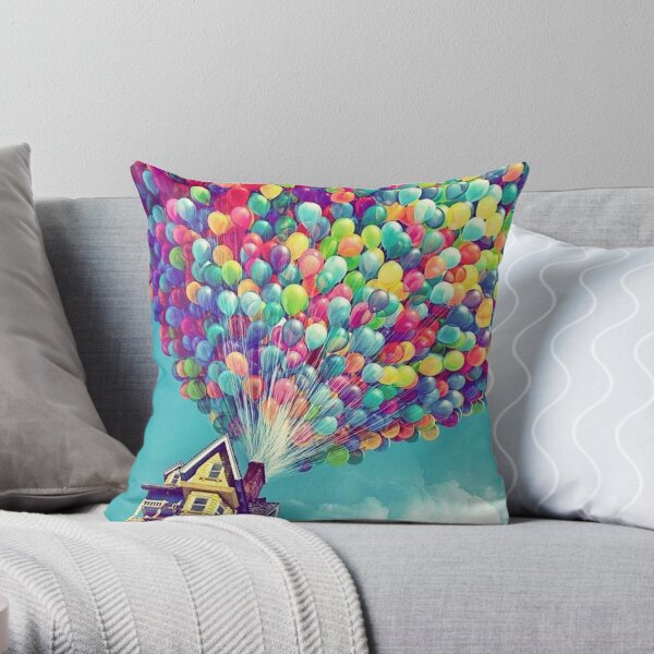 House in the air  Throw Pillow