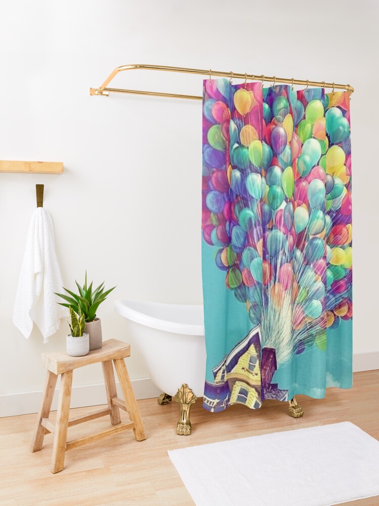 Discover House in the air  | Shower Curtain