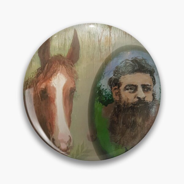 Item preview, Ned Kelly, Australian bushranger, and horse designed and sold by carolynannwatso.