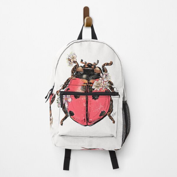 Item preview, Ladybug Beetle with Blooms designed and sold by ebozzastudio.