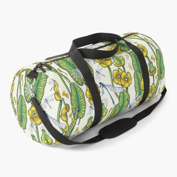 Item preview, yellow water lilies and dragonflies designed and sold by smalldrawing.