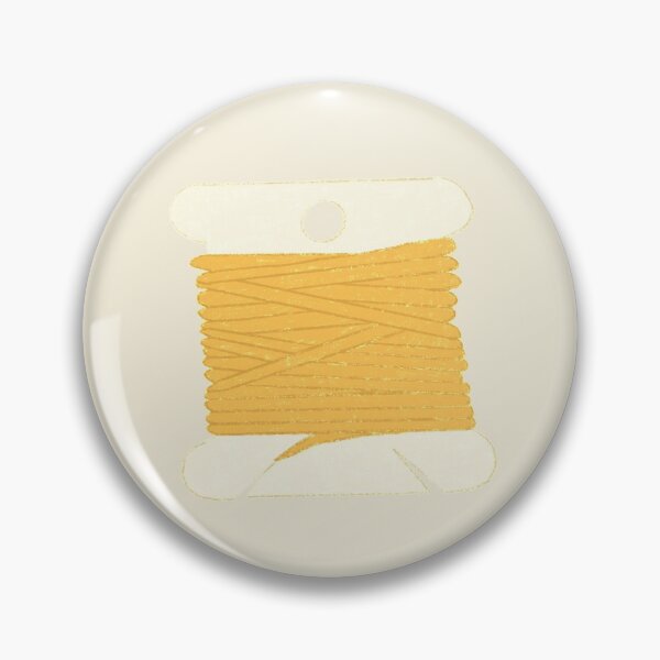 Item preview, Yellow embroidery thread bobbin designed and sold by pinkfridgebr.