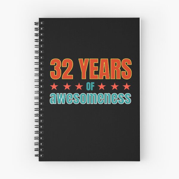 Item preview, 32nd Birthday: 32 years of awesomeness designed and sold by PlusAdore.