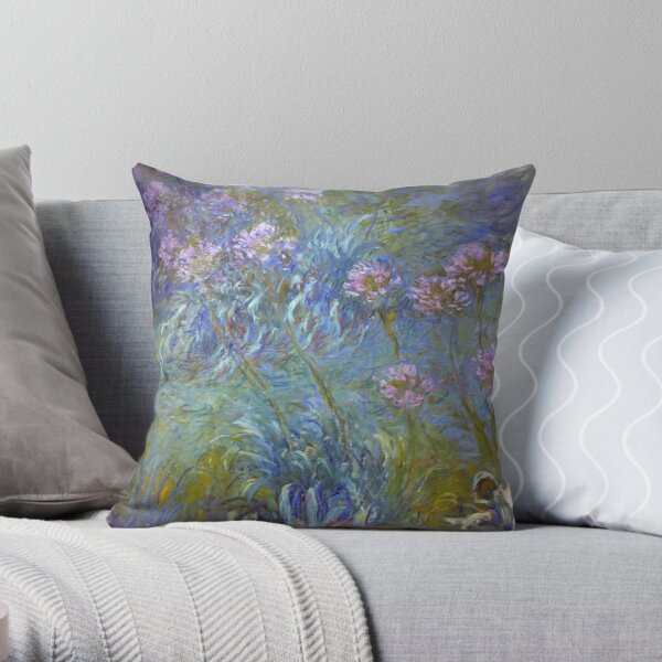 Agapanthus Throw Pillow