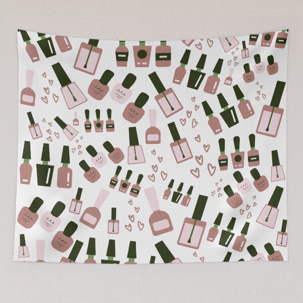 Item preview, Pink Nail Polish Design designed and sold by Marguerite Faure.