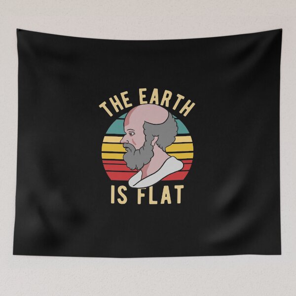 Item preview, Eratosthenes - Earth is Flat designed and sold by CanadianUnicorn.
