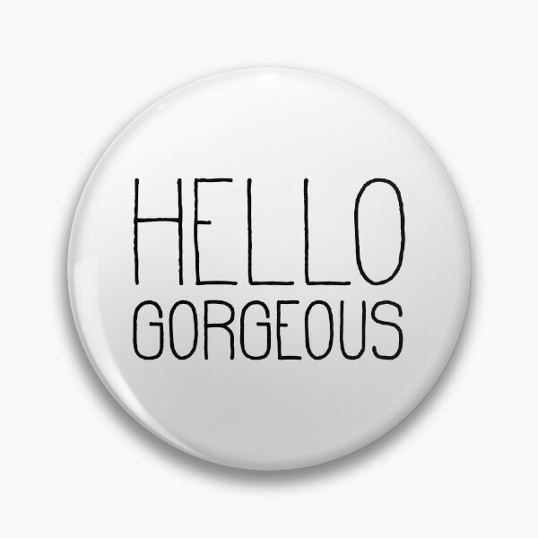 Item preview, Hello Gorgeous White designed and sold by La Chic.