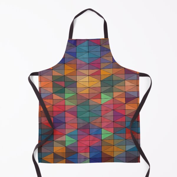 Item preview, Geometric patchwork shapes triangles colorful multicolor modern designed and sold by fuzzyfox.