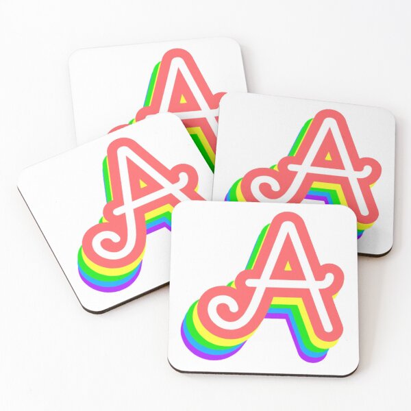 Item preview, Funky Rainbow Letter A designed and sold by everything4eva.