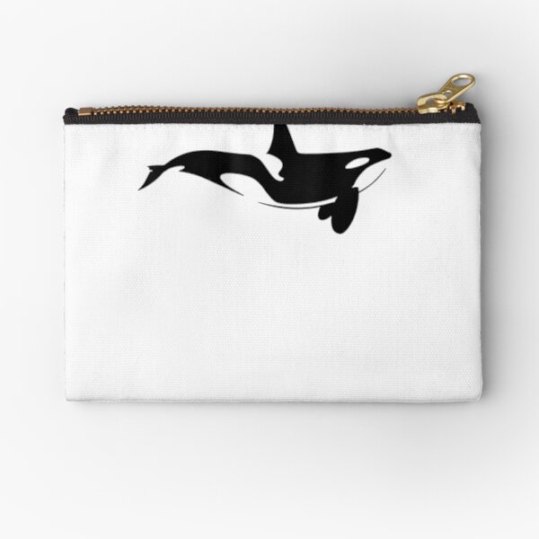 Save the Whales Zipper Pouch