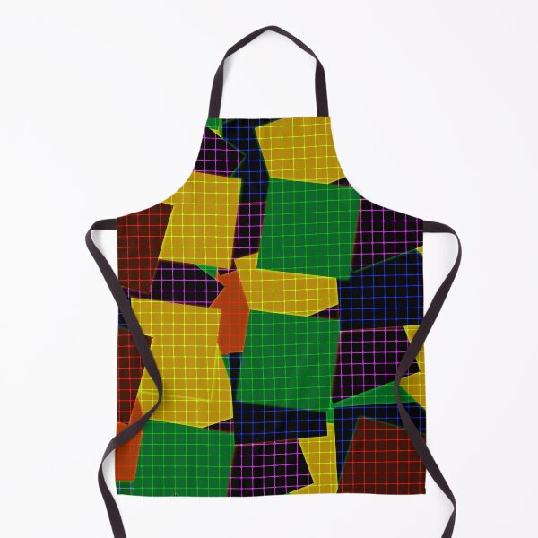 Item preview, Beautiful patchwork geometric retro vintage grid designed and sold by fuzzyfox.
