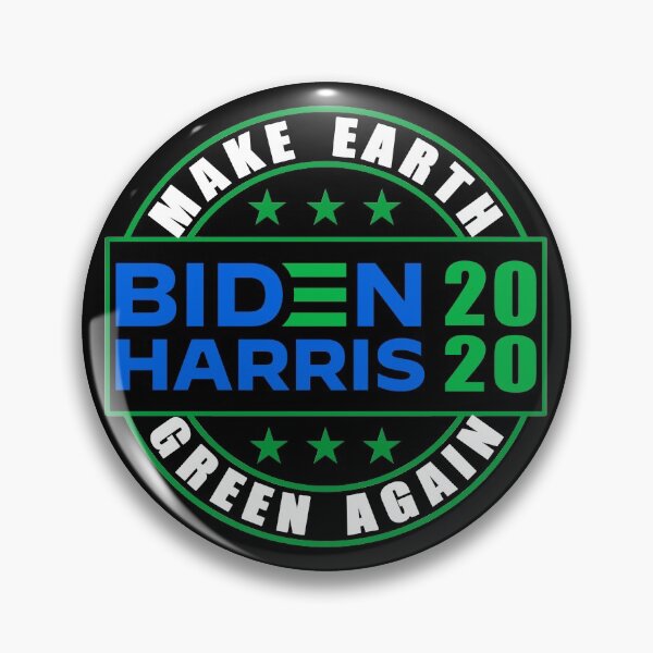 Aperçu de l'œuvre Biden Harris 2020 rend la Terre à nouveau verte créée et vendue par GoodyLeo.